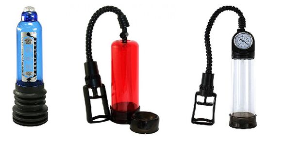 Penis boyutunu artıran farklı pompa türleri